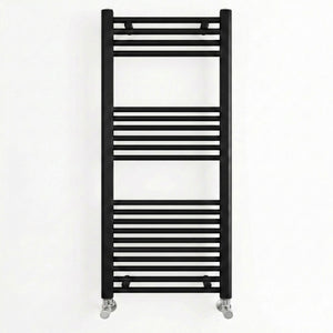 ARKO Black Heated Towel Rail 500x1200mm – Wall Mounted Ladder Radiator