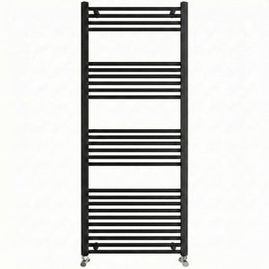 ARKO Black Heated Towel Rail 500x1600mm – Wall Mounted Ladder Radiator