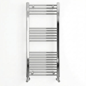 Arko Heated Towel Rail – 500 x 1200mm – Straight Bars – Chrome
