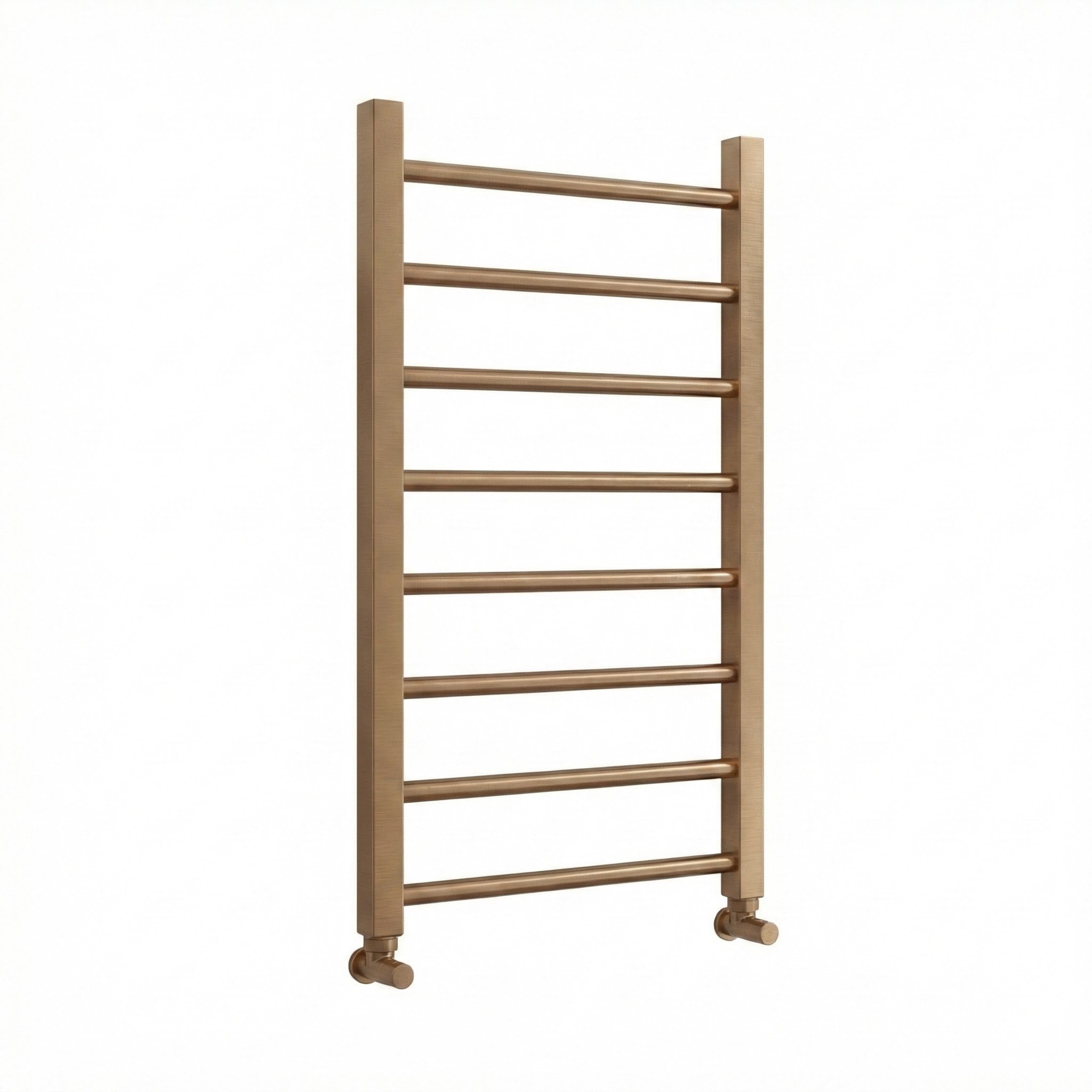 Arko Heated Towel Rail –Bronze– 500 x 800mm – Straight Bars