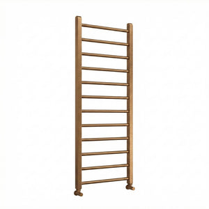 Arko Heated Towel Rail –Bronze– 500 x 1200mm – Straight Bars