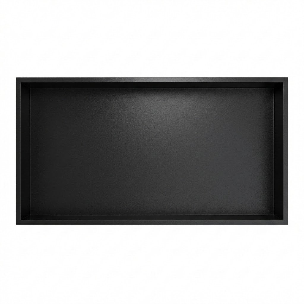 ARKO Stainless Steel Shower Niche Wall Insert, Bathroom Shower Storage Shelf, Black