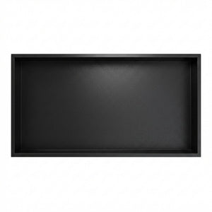 ARKO Stainless Steel Shower Niche Wall Insert, Bathroom Shower Storage Shelf, Black