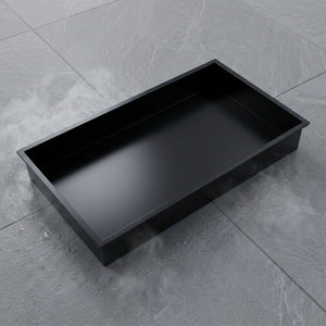 ARKO Stainless Steel Shower Niche Wall Insert, Bathroom Shower Storage Shelf, Black