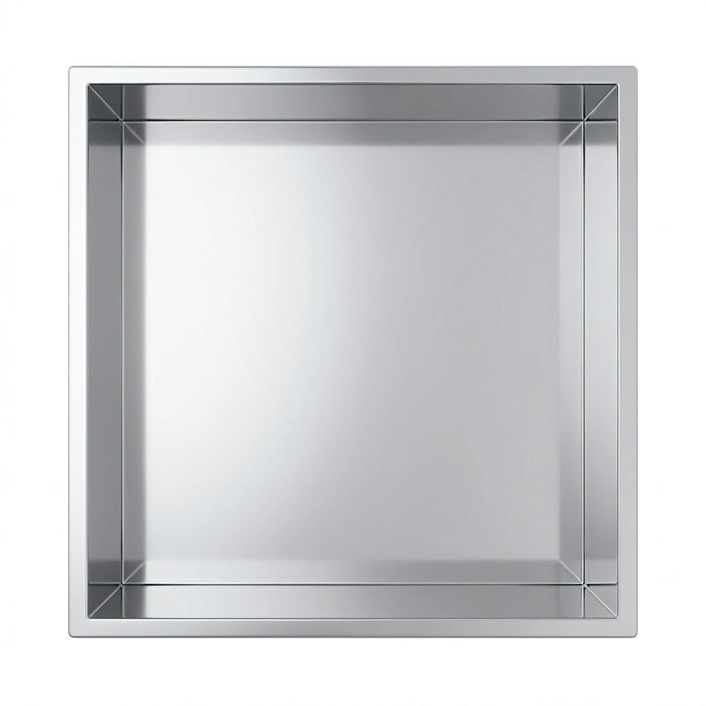 ARKO Stainless Steel Shower Without led Niche Wall Insert, Bathroom Shower Storage Shelf, Bronze