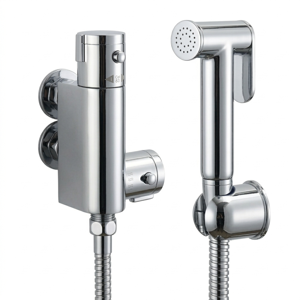 Arko Thermostatic Douche Bidet Shower Kit - Chrome