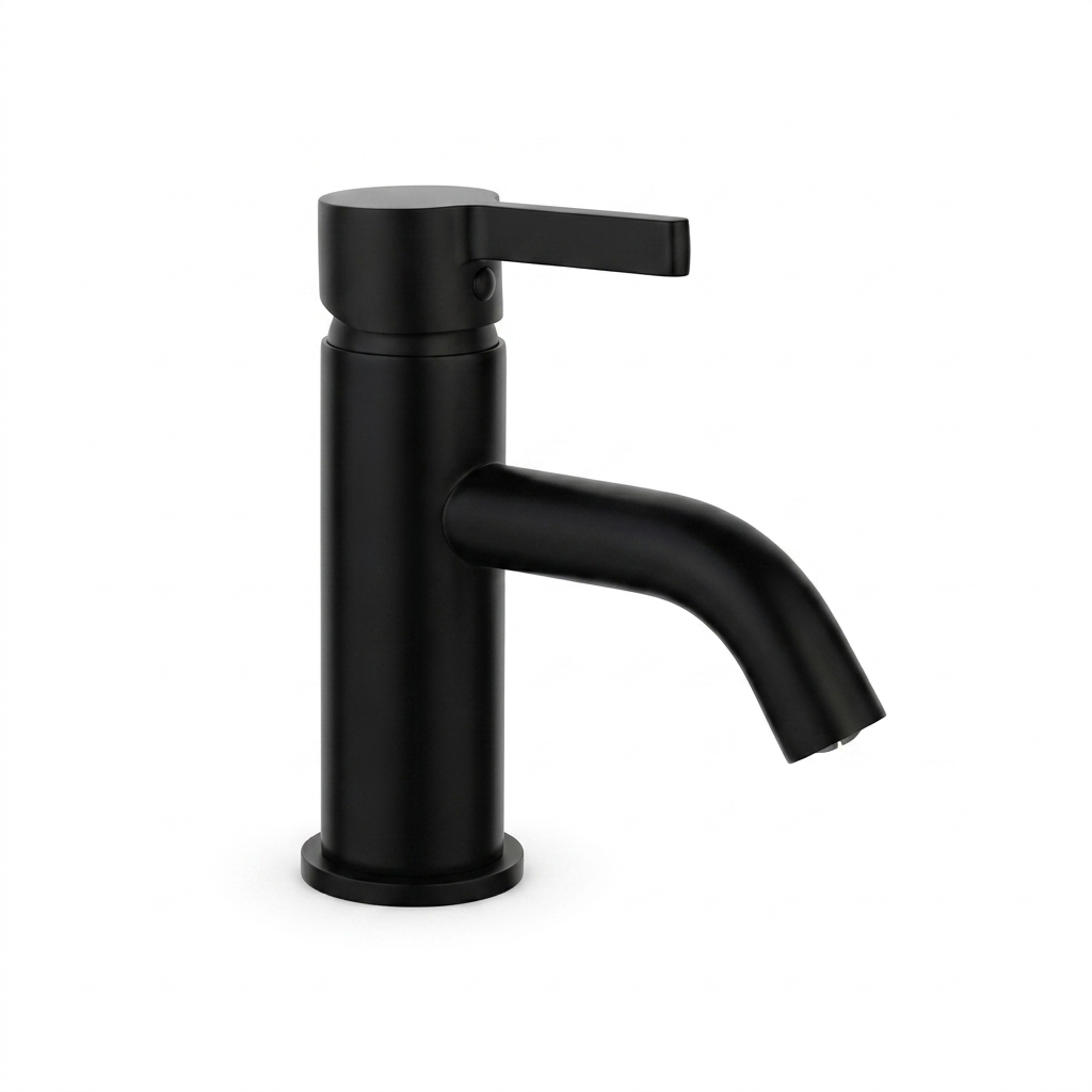 Arlo Round Basin Mixer Tap Black