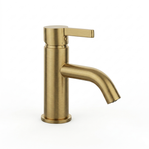 Arlo Round Basin Mixer Tap Brass