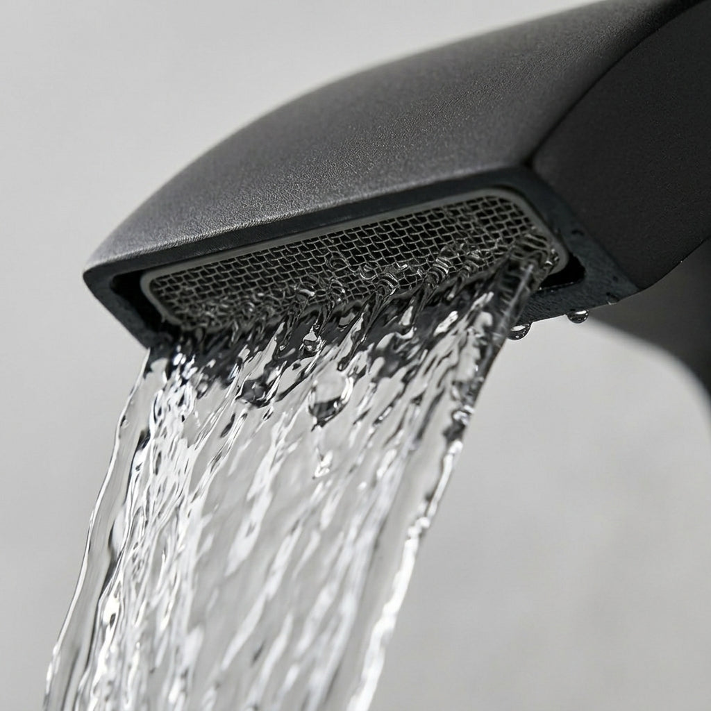 Vista Bath Filler Matte Black