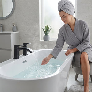 Vista Bath Filler Matte Black