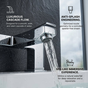 Verda Modern Chrome Bath Filler Tap