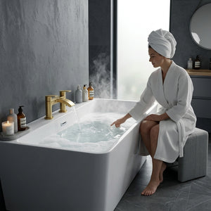 Capri Brass Bath Filler Tap