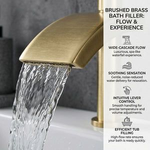 Capri Brass Bath Filler Tap
