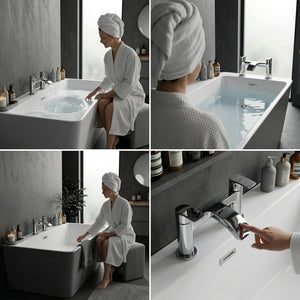 Capri Modern Bath Filler Tap