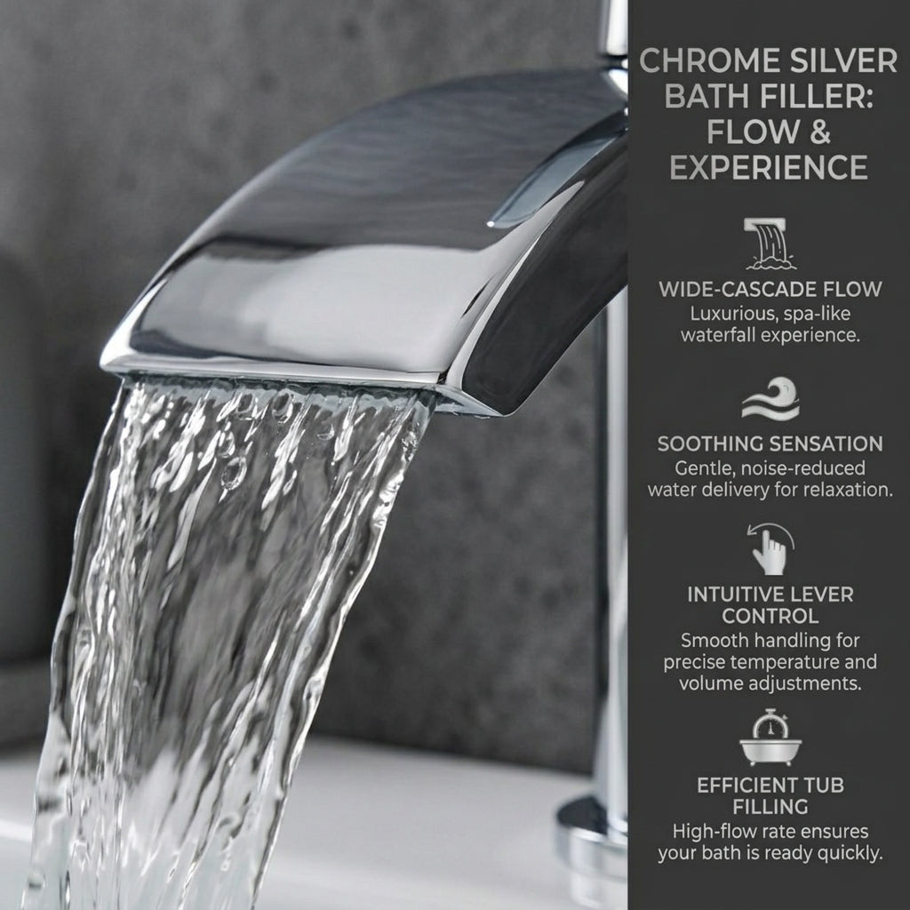 Capri Modern Bath Filler Tap