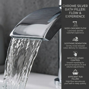 Capri Modern Bath Filler Tap
