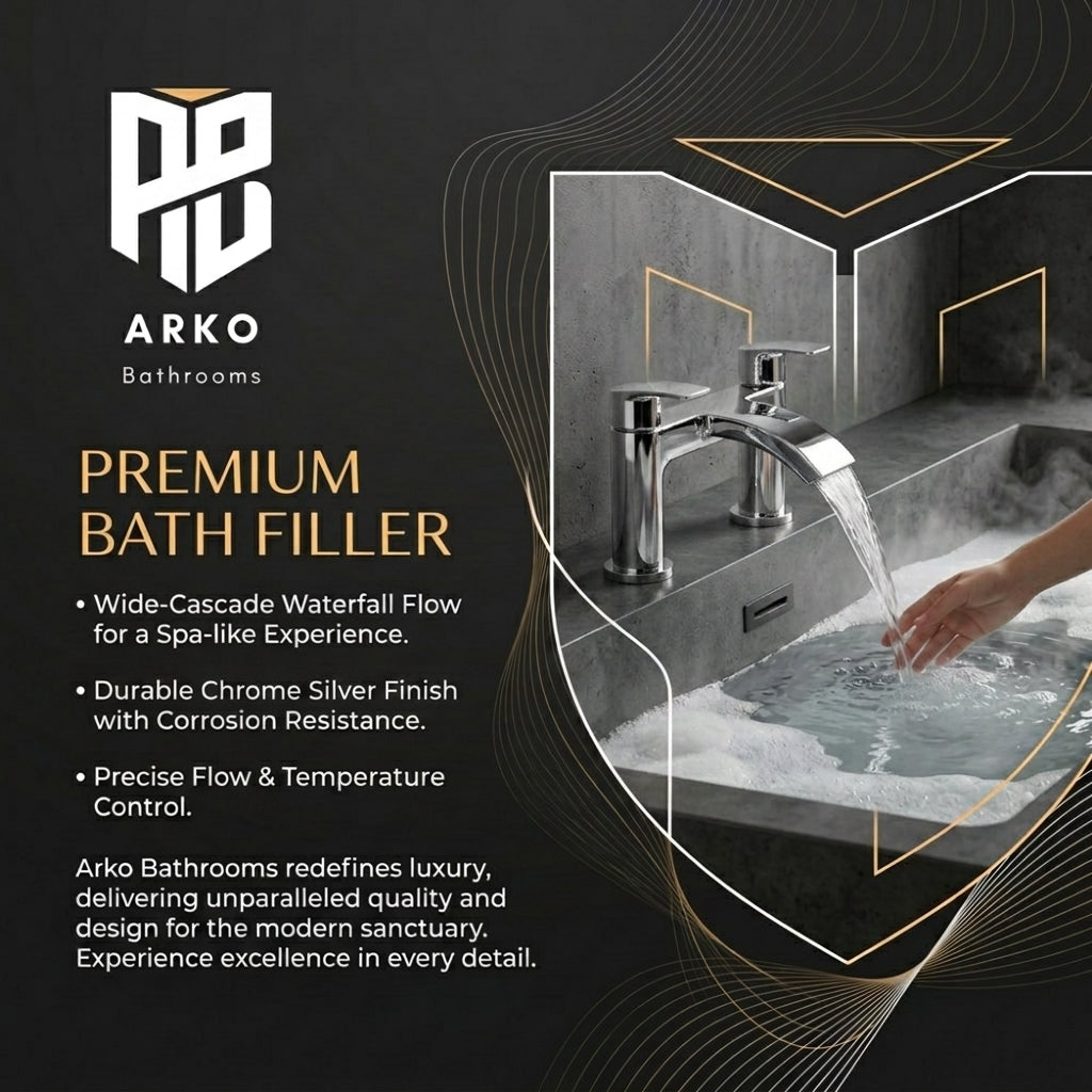 Capri Modern Bath Filler Tap