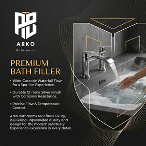 Capri Modern Bath Filler Tap
