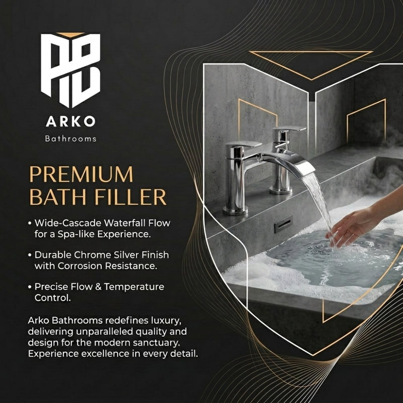 Capri Modern Bath Filler Tap