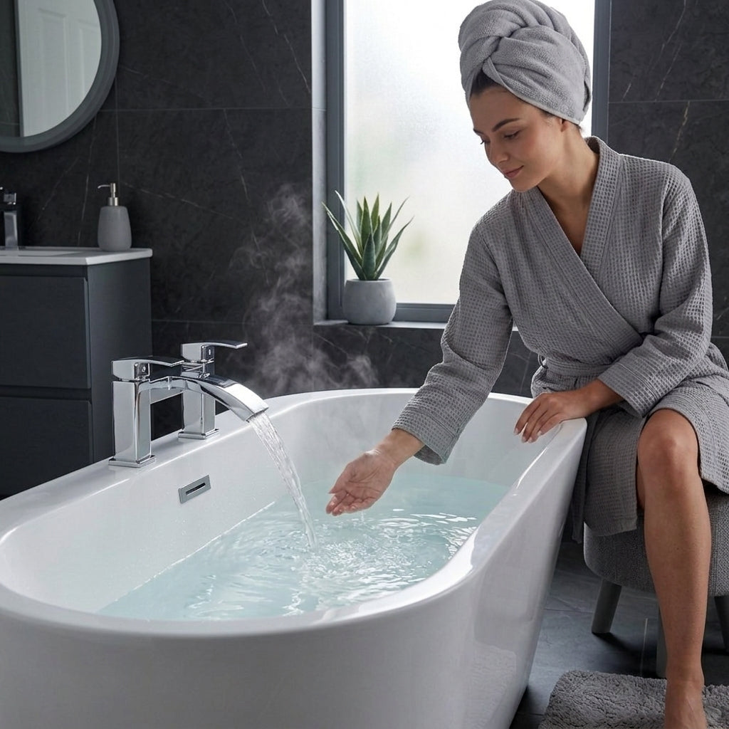 Vista Bath Filler – Chrome