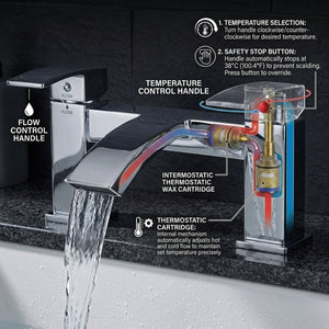 Vista Bath Filler – Chrome
