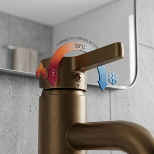 Arlo Round Basin Mixer Tap Bronze