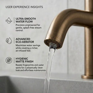 Arlo Round Basin Mixer Tap Bronze