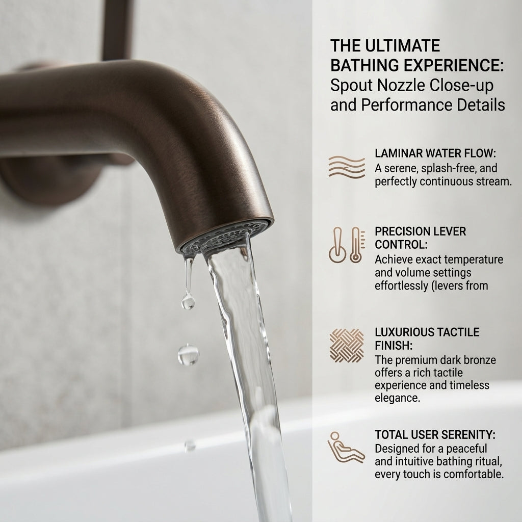 Arlo Bath Filler – Matte Bronze