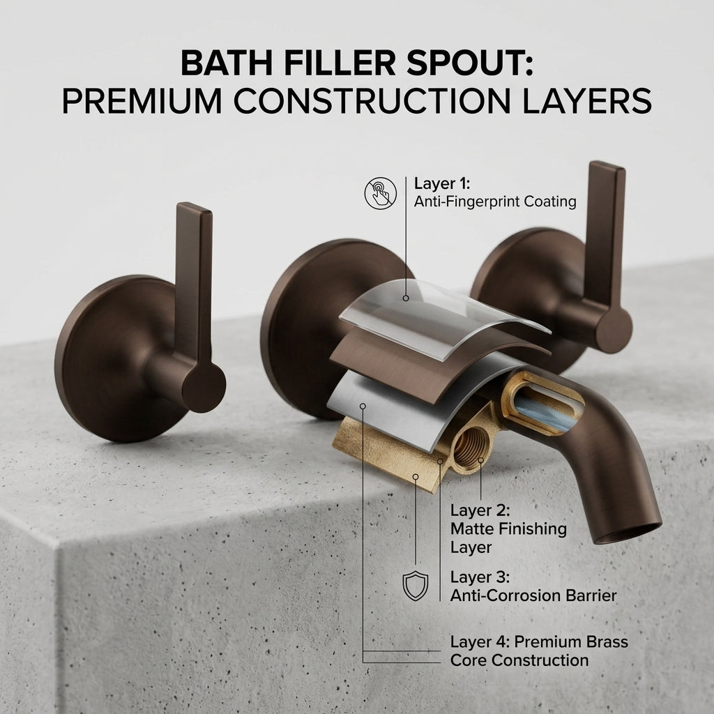 Arlo Bath Filler – Matte Bronze