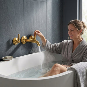 Arlo Bath Filler – Brass