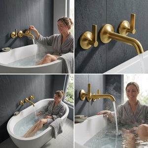 Arlo Bath Filler – Brass