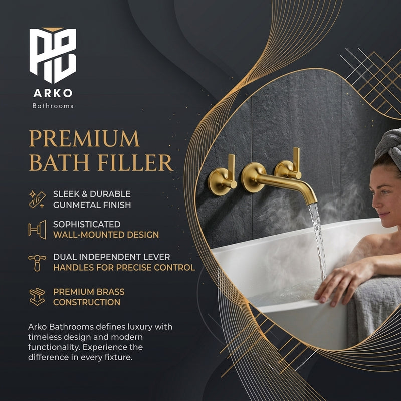Arlo Bath Filler – Brass