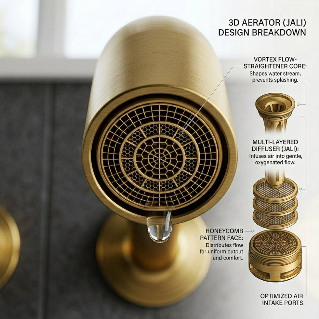 Arlo Bath Filler – Brass