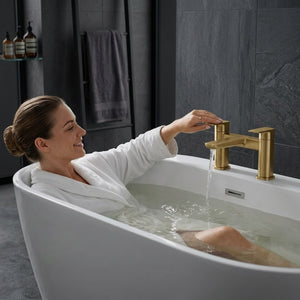 ARKO bath mixer tap, Thermostatic Bath Mixer Tap - BRASS