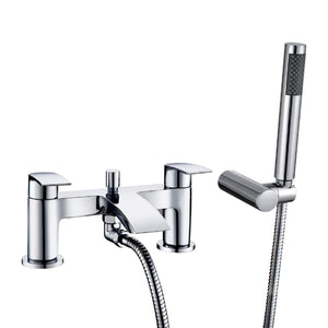 Capri Bath Shower Mixer Tap with Shower Kit – Chrome