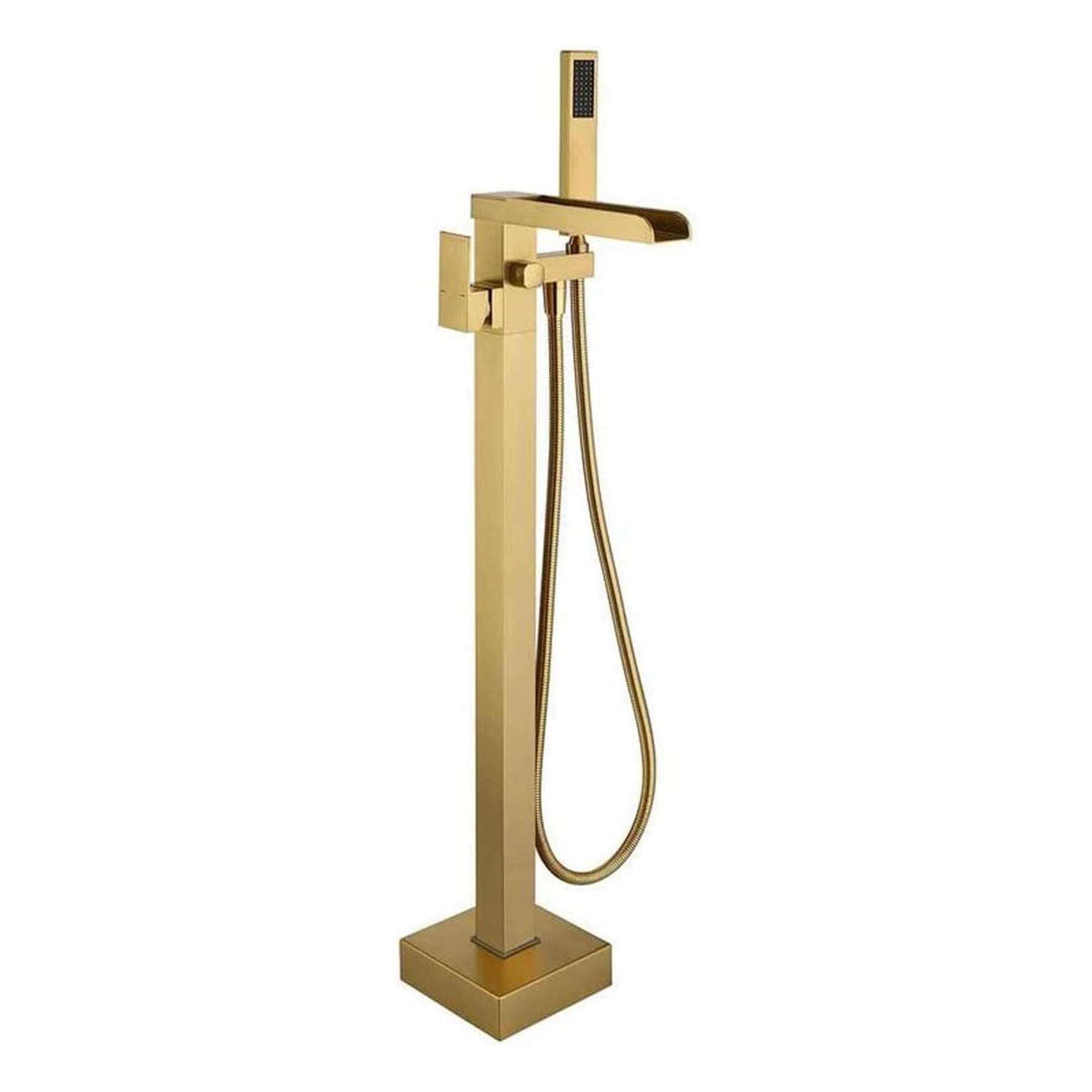Floor Mounted Freestanding Bath Shower Mixer – Brass