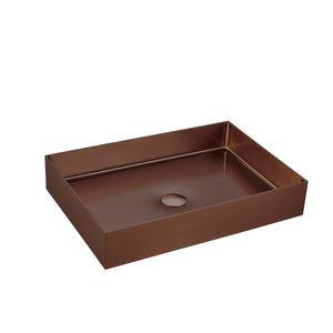 Countertop Basin, 526x346x120mm Stainless Steel – Gunmetal