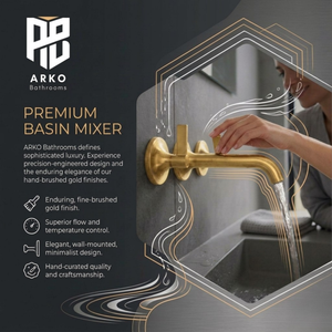 Arlo Bath Filler – Brass