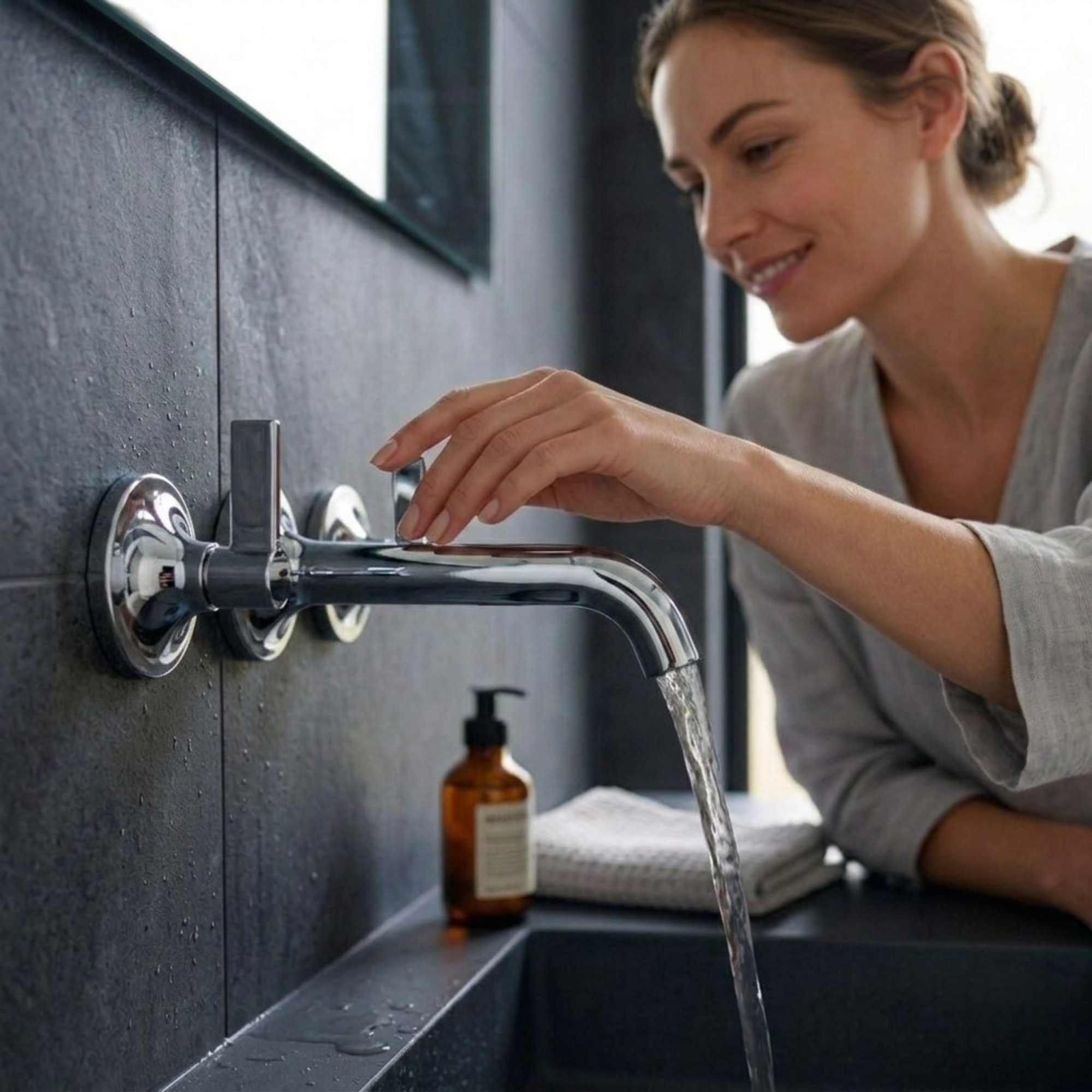 Arlo Bath Filler – Chrome