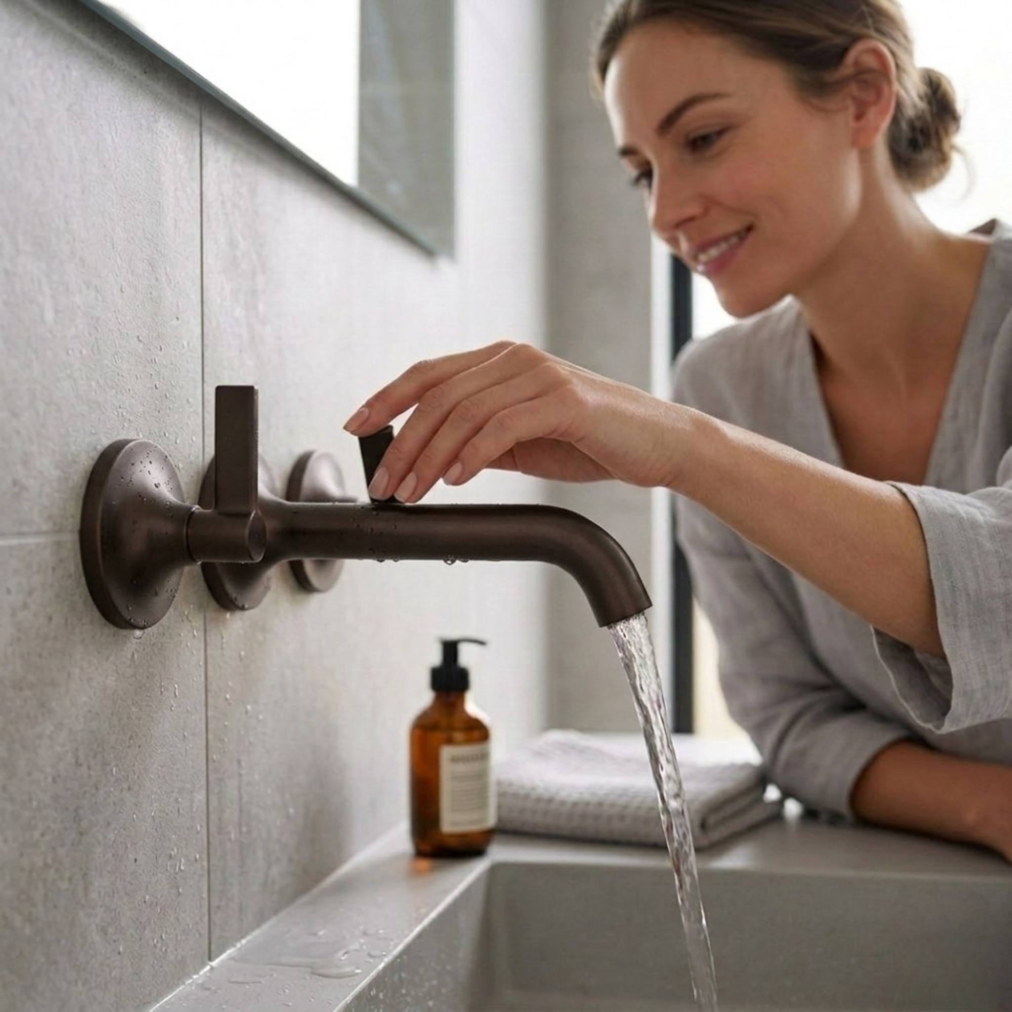 Arlo Bath Filler – Matte Bronze