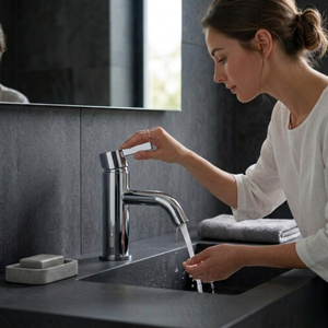 Arlo Round Basin Mixer Tap Chrome
