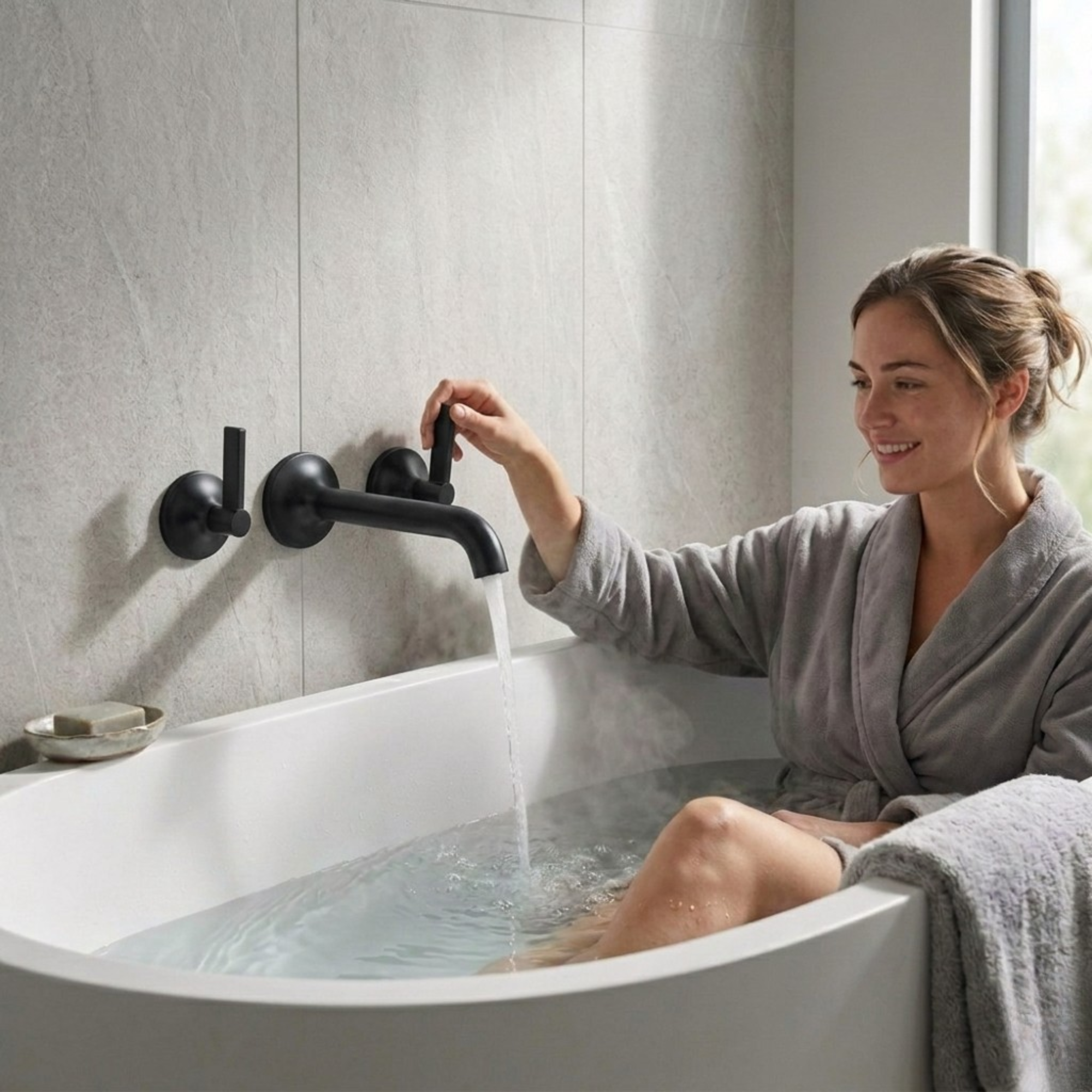 Arlo Bath Filler – Black