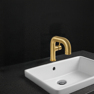 Mono Basin Faucet – Brushed Brass Finish