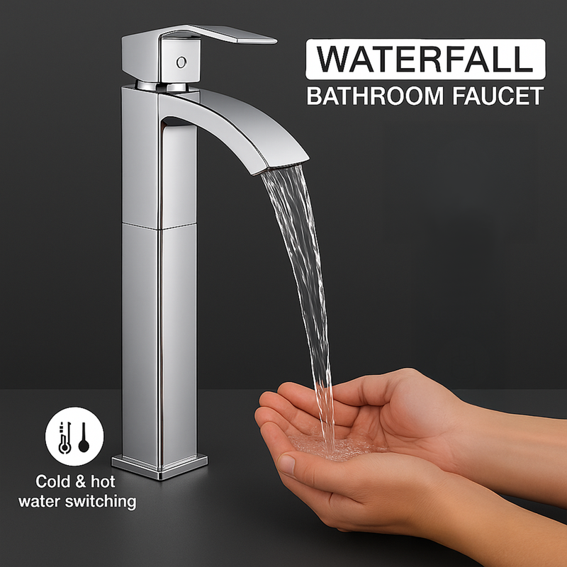 Vista Tall Basin Mixer Tap High Rise – Chrome Finish