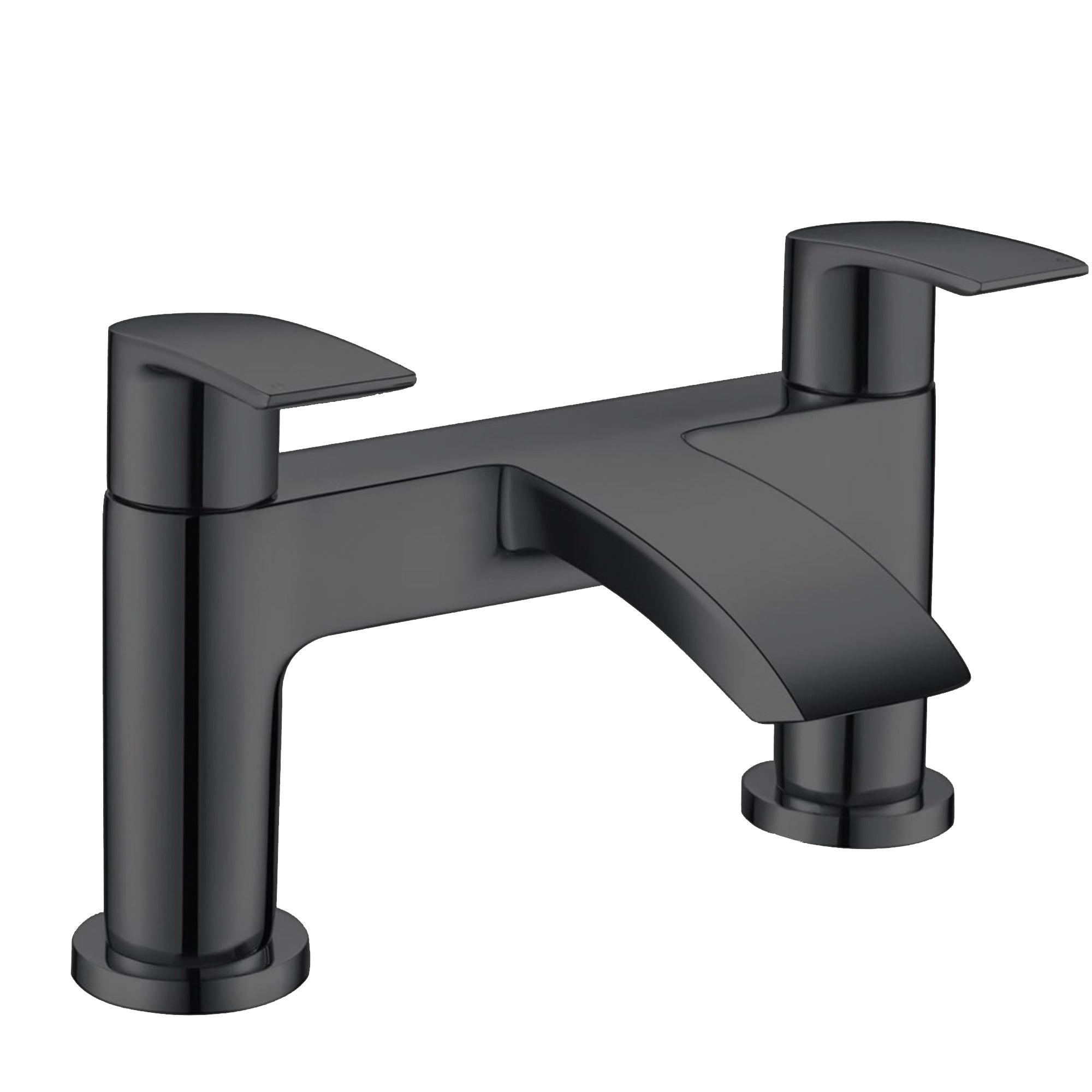 Capri Black Bath Filler Tap