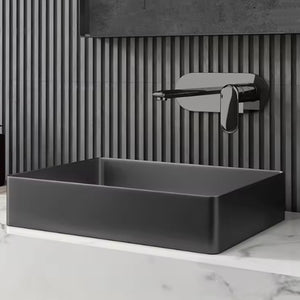 Countertop Basin – 526x346x120mm Stainless Steel – Black