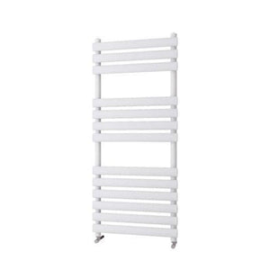 Arko Heated Towel Rail – 500 x 800mm – Straight Bars –White