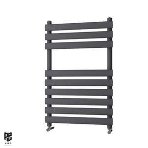Arko Heated Towel Rail – 500 x 800mm – Straight Bars – Black