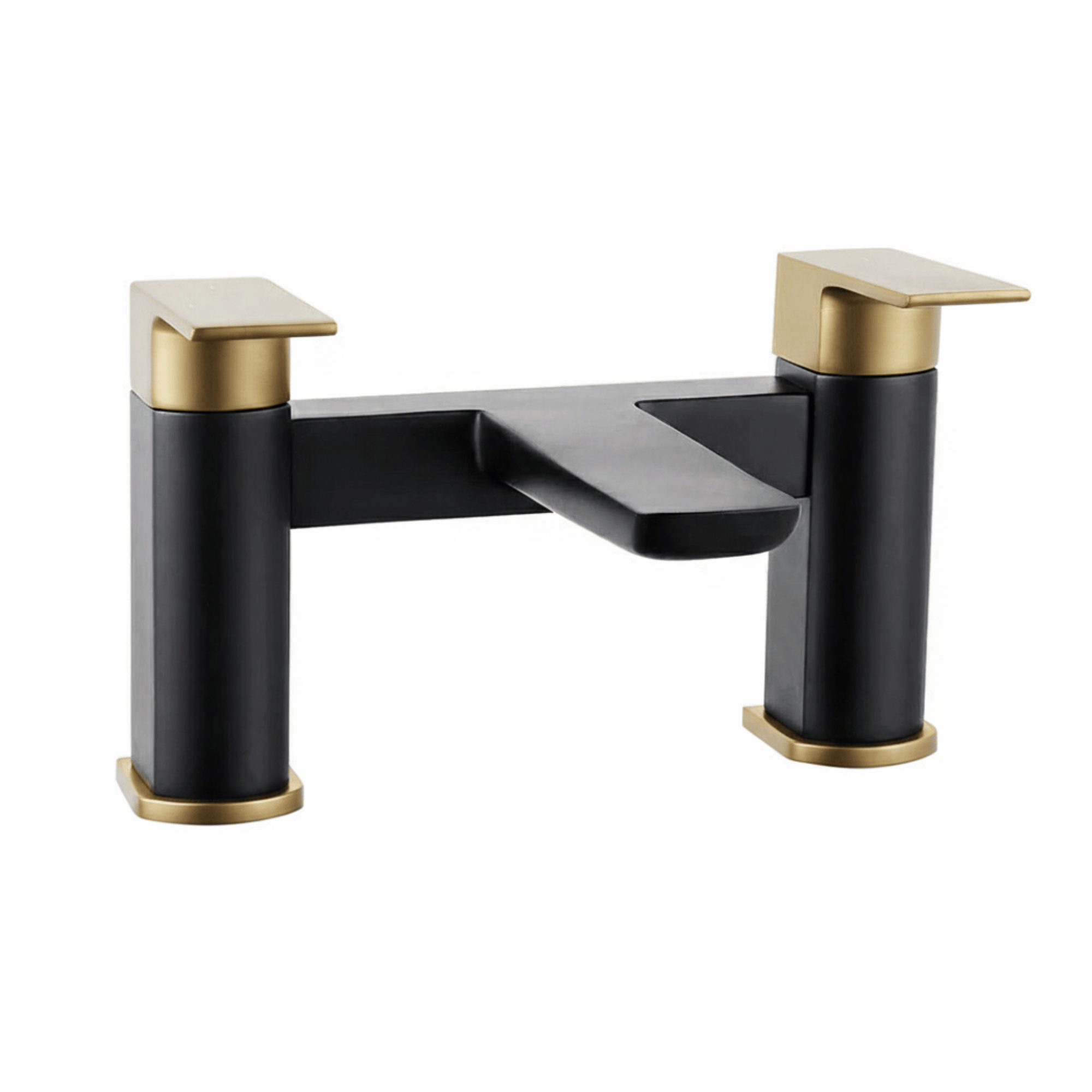 ARKO bath mixer tap, Thermostatic Bath Mixer Tap - BLACK & BRASS