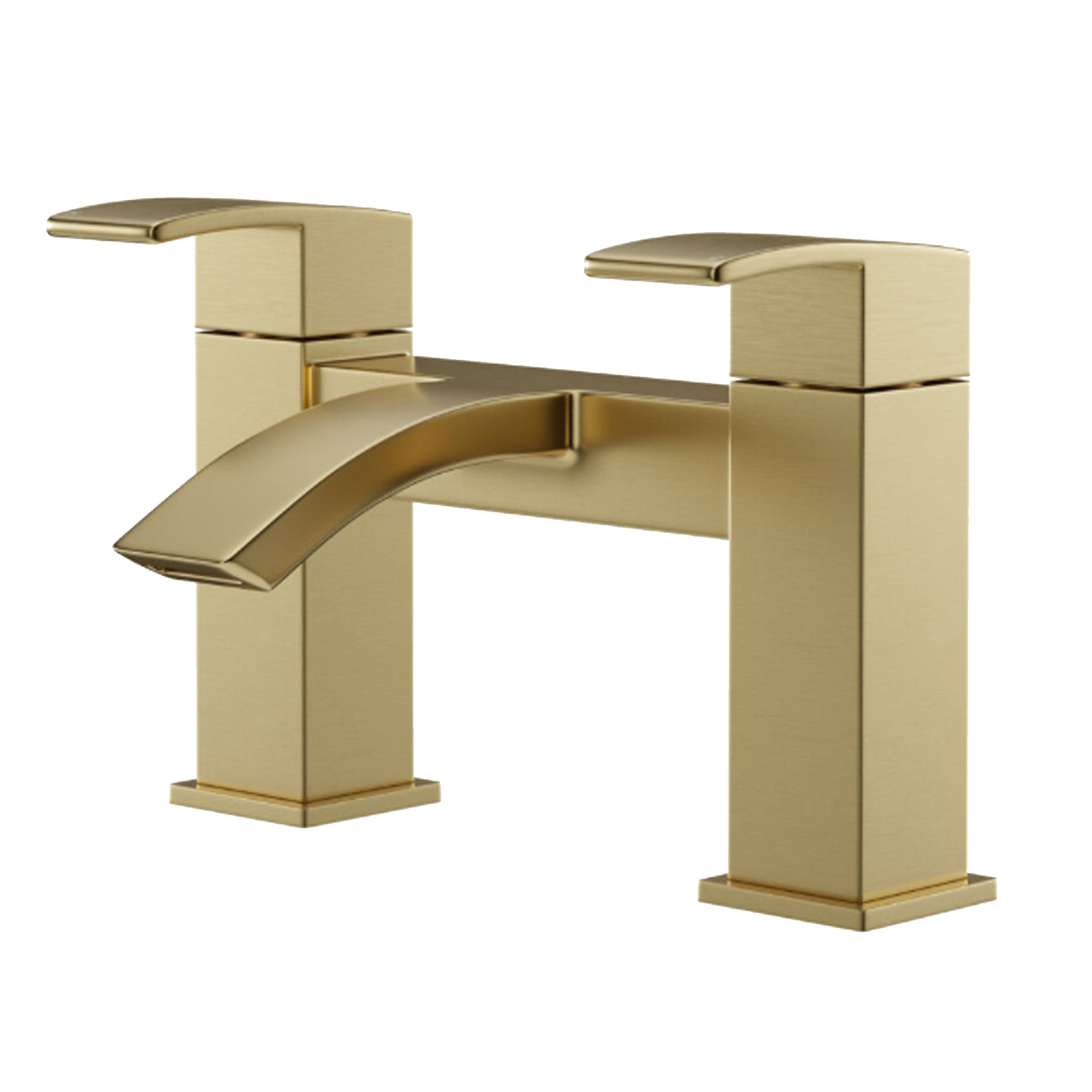 Vista Bath Filler – Brushed Brass